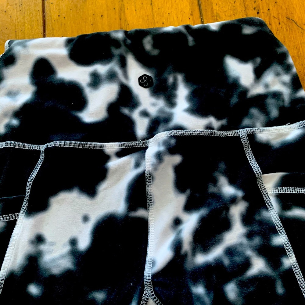 Tie die leggings xs